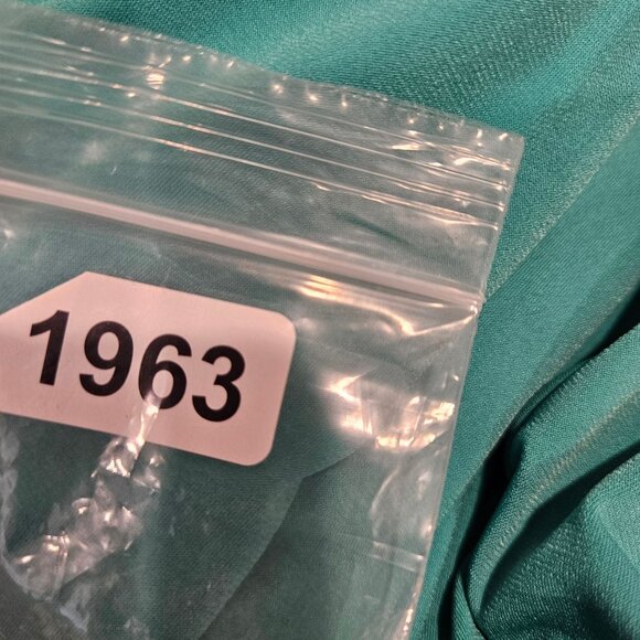 Susan Graver Medium Green Open Front Cardigan Gathered Back Office casual Flowy - Picture 8 of 9